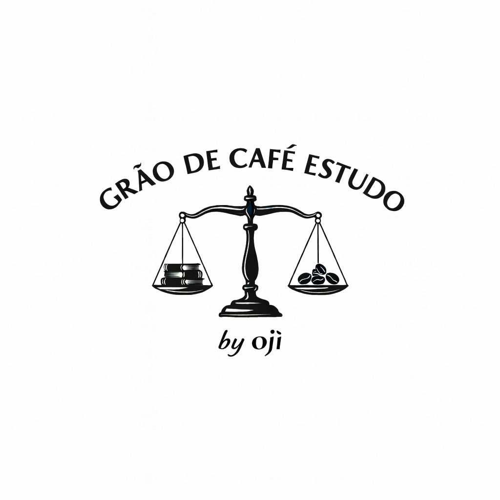 Grão de café estudo ロゴ